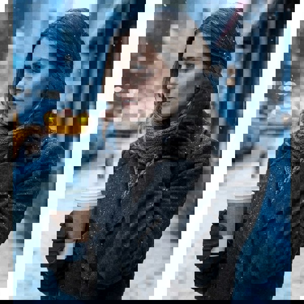 Infinity Leather Women's Plush Shearling Cuff Suede Genuine Leather Gloves