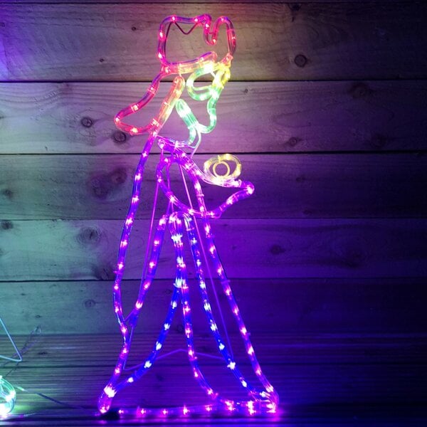 Samuel Alexander 70cm 360 LED Multicoloured Indoor Outdoor Christmas Nativity Three Wise Men Silhouette Rope Light