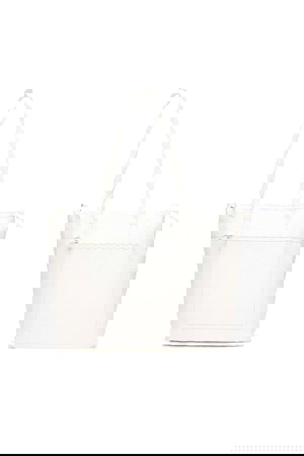 Pluspup Large Tote Shoulder Bag with Zipper Closure and Inner Pockets