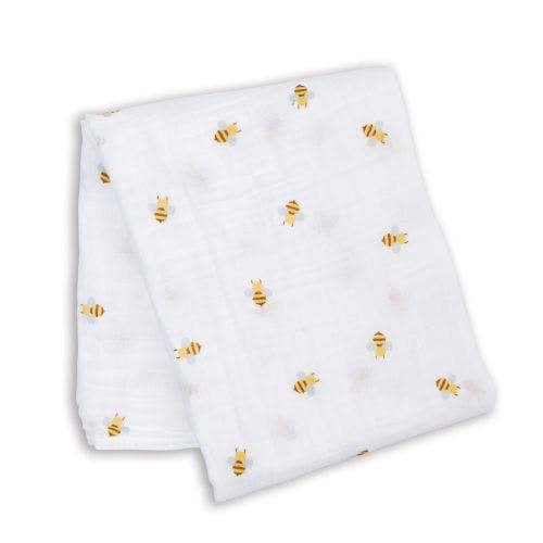 Lulujo - Muslin Swaddle - Bees