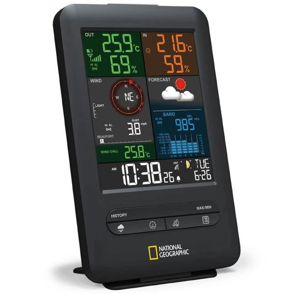 National Geographic 256-Colour Remote Control Weather Station 5-in-1