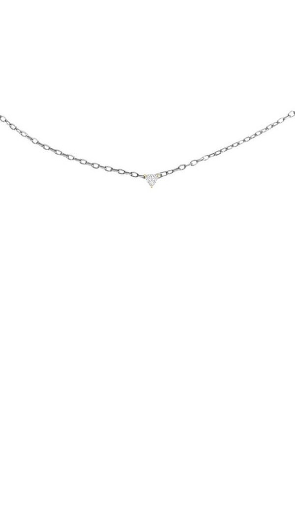 BLOOMTINE Illuminess™ Sterling Silver Trillion Necklace