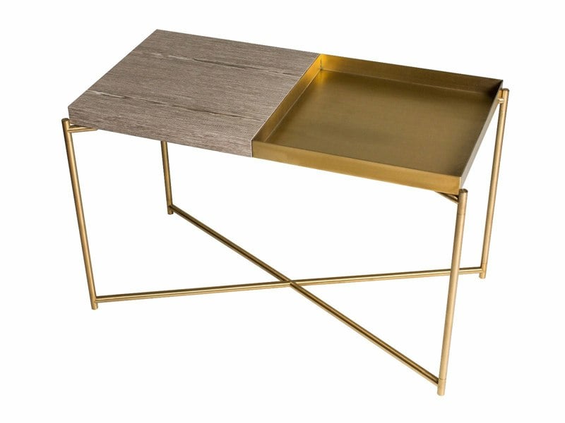 Rectangular Top Side Table by Gillmore
