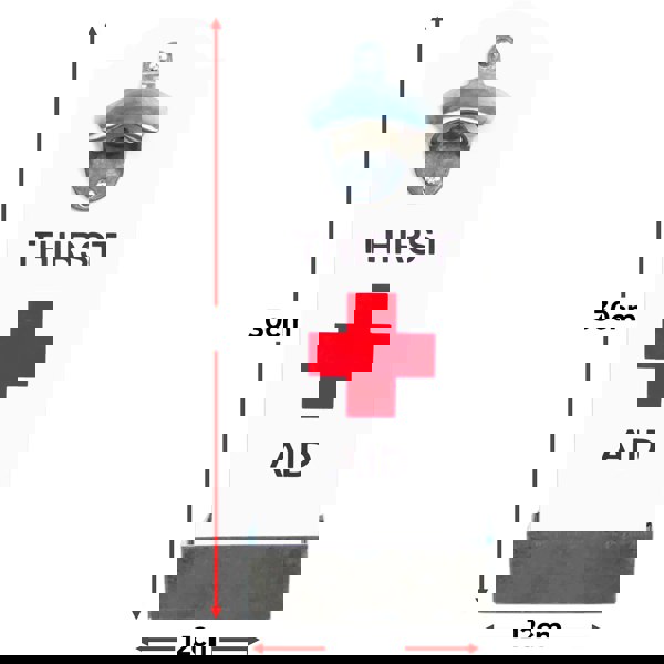 Maison des Cadeaux "Thirst Aid" White Bottle Opener