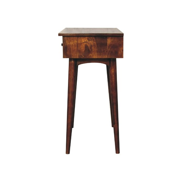 Artisan Furniture Solid Wood Chestnut Hallway 2 Drawer Console Table