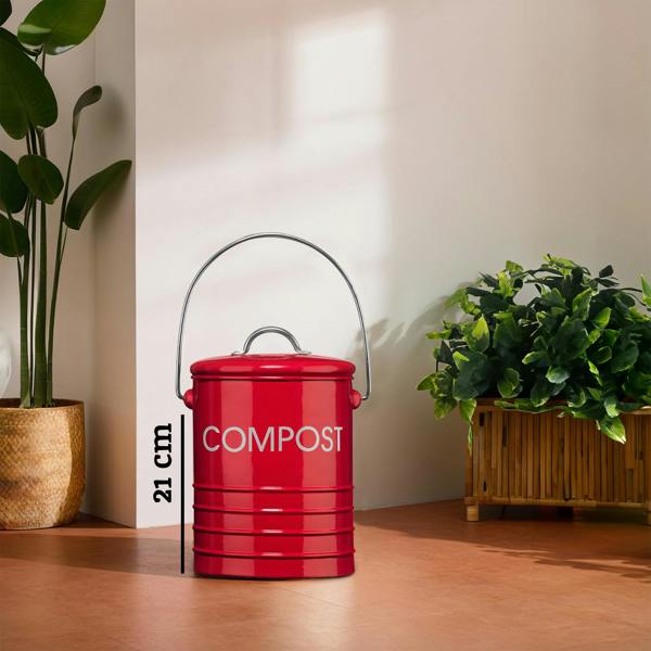 Maison by Premier Madison Compost Bin with Handle