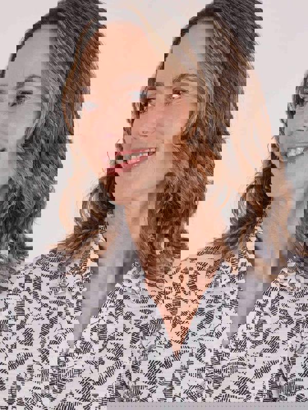 TIGI Etched Leaf Mock Shirt