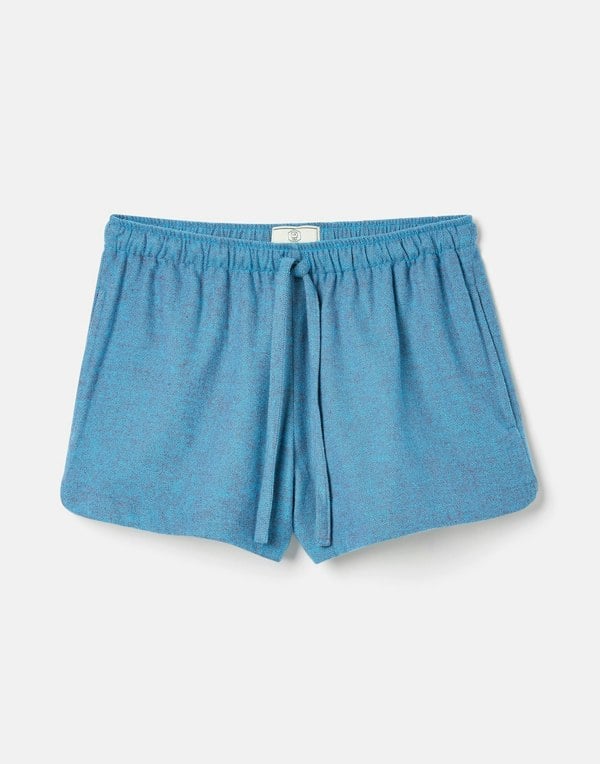 Women's Brushed Cotton Sleep Shorts – Stornoway Herringbone - British Boxers