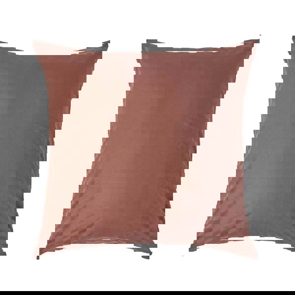 HOMESCAPES Crisp & Cool 200 TC Egyptian Cotton Percale Housewife Pillowcase, European Size