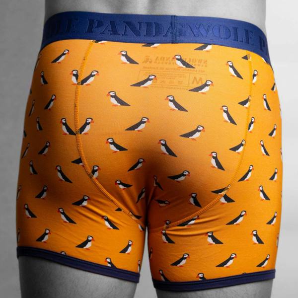 SWOLE PANDA Bamboo Boxers - Puffins