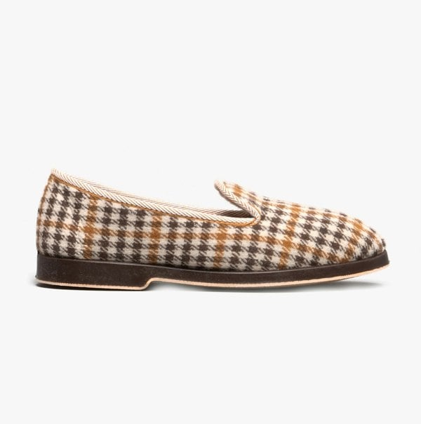 GBS EVERETT Mens Slippers Check