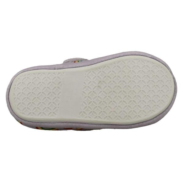 Clarks Childrens Clarks Print Detailed Slippers - Fluffy Snug T