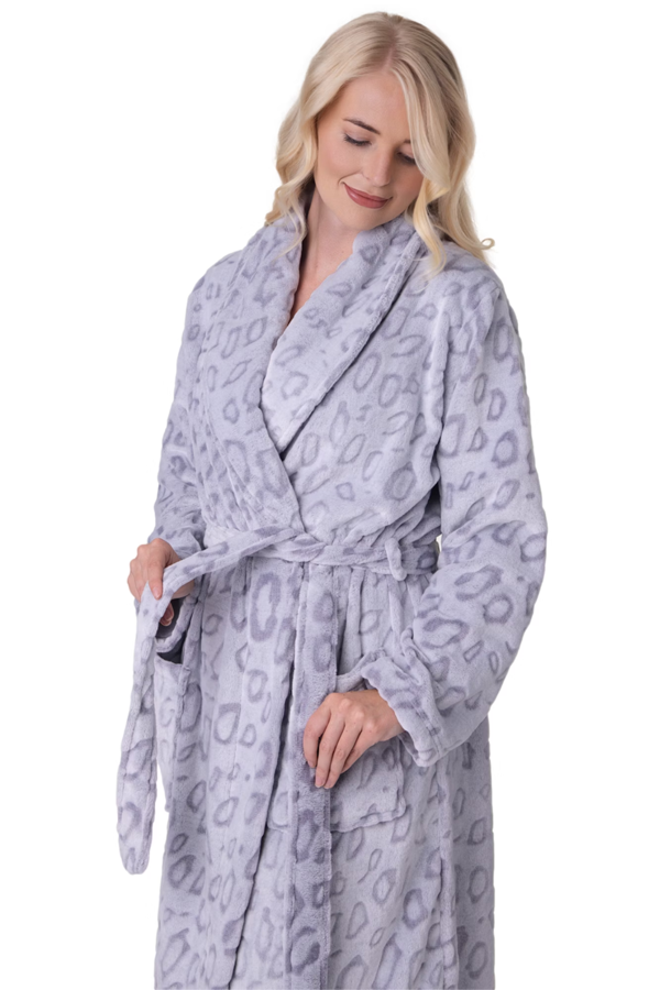 Camille Luxurious Supersoft Printed Bathrobe