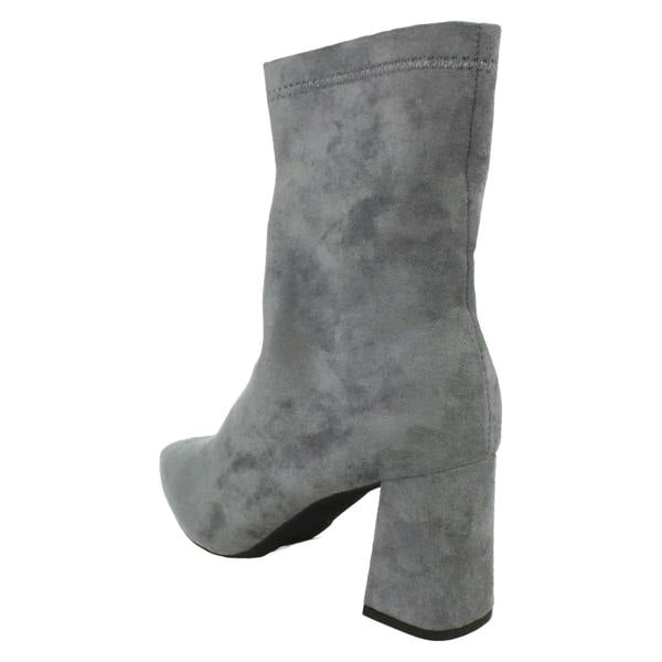 Spot On Ladies Spot On High Heeled Ankle Boots F51199
