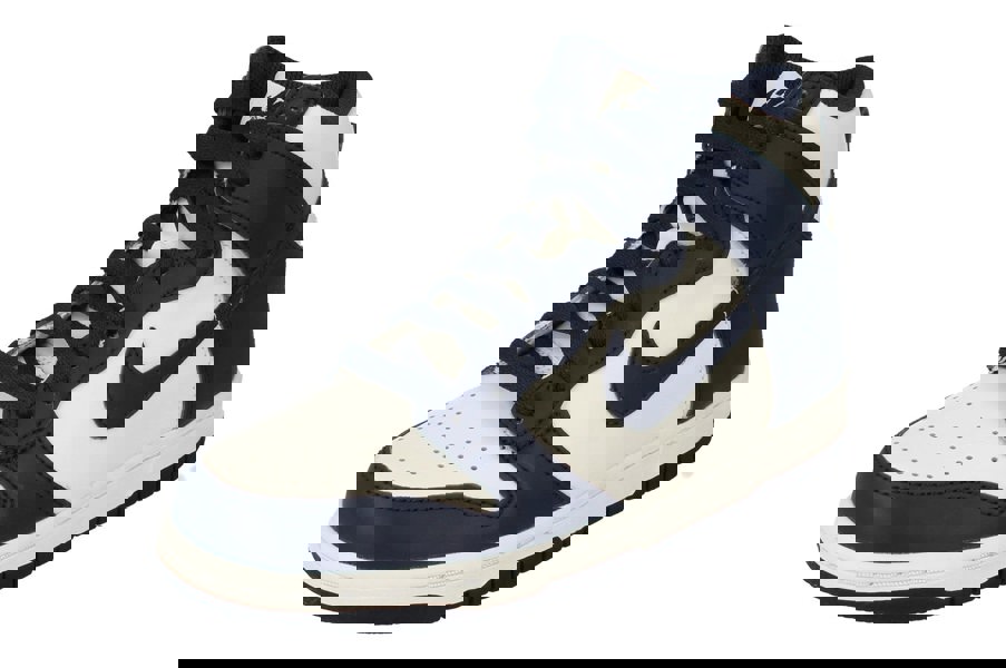 Nike Dunk High GS Trainers Db2179  DB2179 - White Midnight Navy 104 - Photo 0