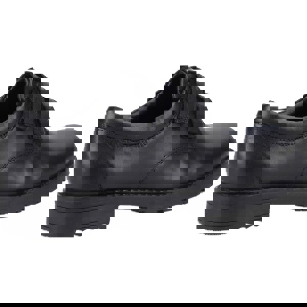 Hush Puppies Barry Senior Leather Boys's Black Shoes
