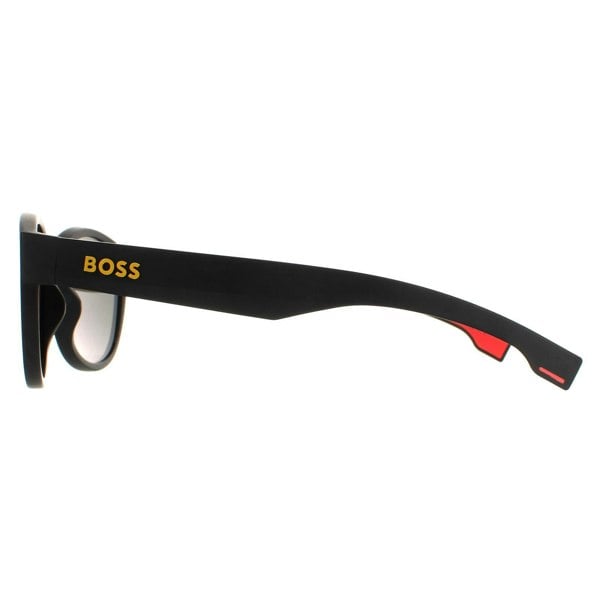 Hugo Boss Sunglasses BOSS 1452/S PGC UZ Matte Black Yellow Red Mirror