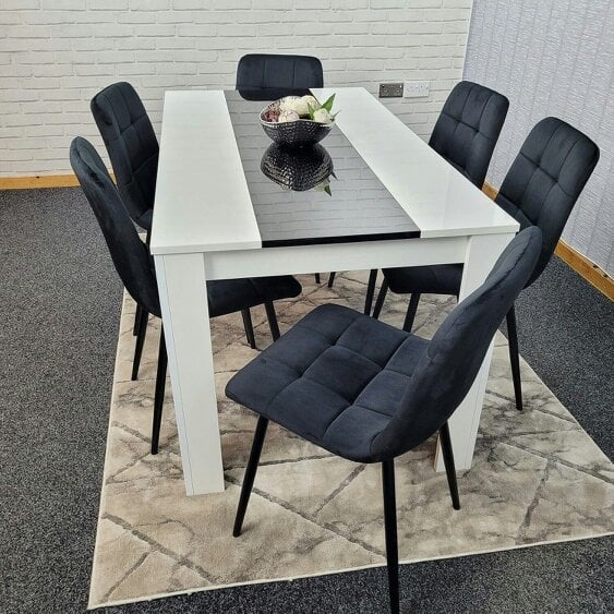 Kosy Koala Dining Table Set with 6 Chairs Dining Room and Kitchen table set of 6