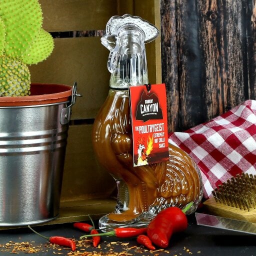 The Poultrygeist Jalapeno and Ghost Pepper Hot Sauce Gift