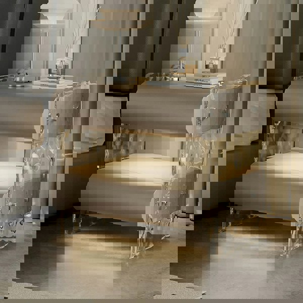 Rit Concept Figueroa Bedside Table With Storage & Light Strip