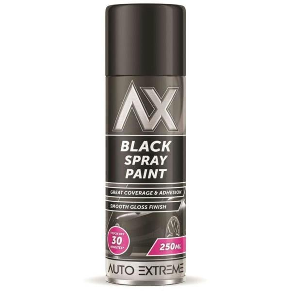 Auto Extreme Black Gloss Spray Paint 250ml