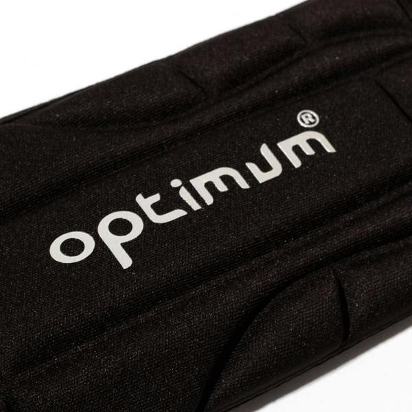 Optimum Elbow Forearm Guard Black/Silver | One Size, Adjustable Fit