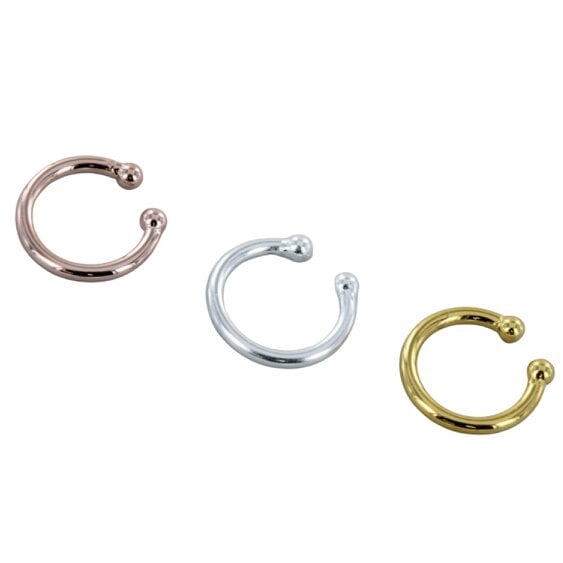 Reeves & Reeves Honor Single Sterling Silver Ear Cuff
