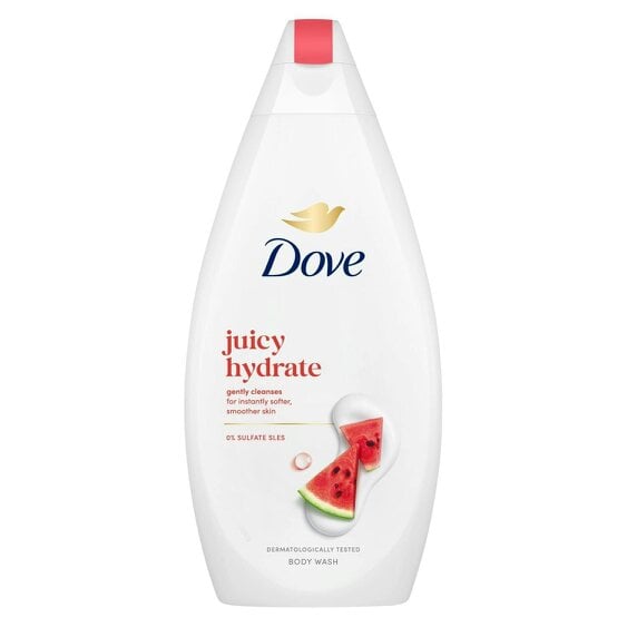 Dove Juicy Hydrate Body Wash, 0% Sulfates & SLES Gentel Cleansing 450ml
