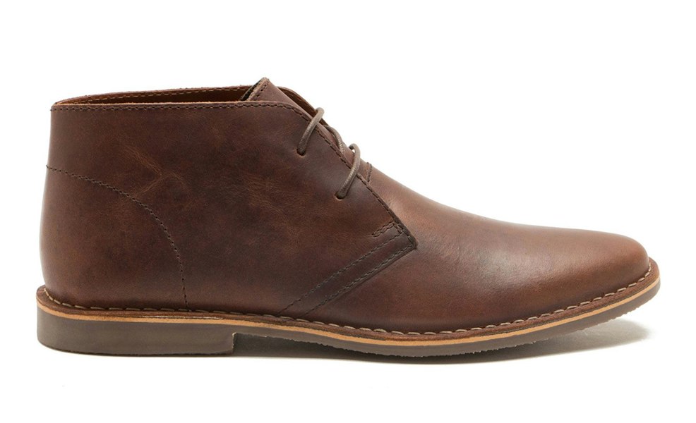 Thomas Crick Red Tape Crick Gobi Leather Mens Lace Desert Boots