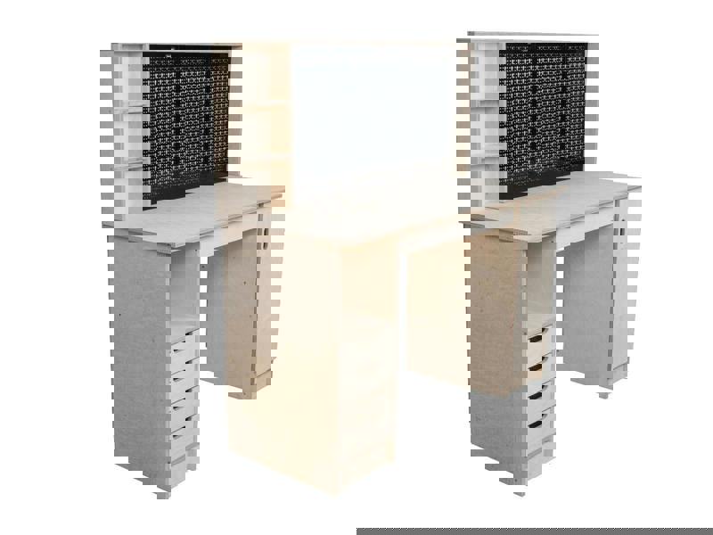 wooden cabinet workbench