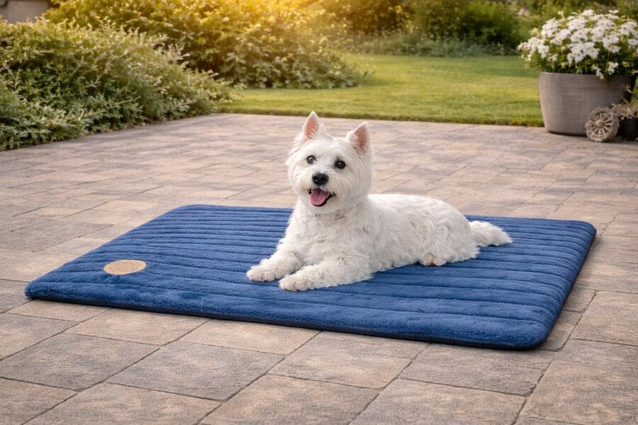 Snug and Cosy Pets Alaska Memory Foam Faux Fur Dog Pet Mat - Orthopaedic Support & British Design