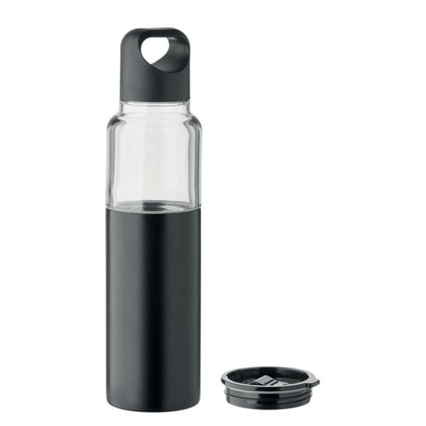 MidOcean Dualuse 2 in 1 610ml Water Bottle - Black - 