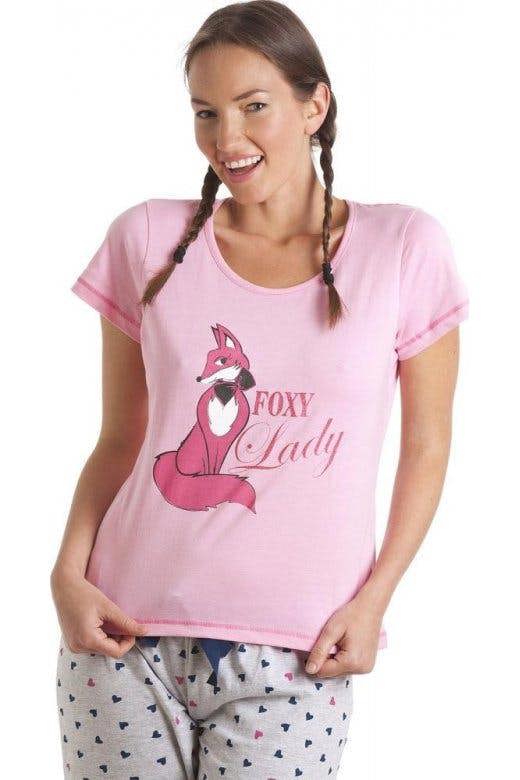 Camille Women's Short Leg Pyjama Set Nightwear