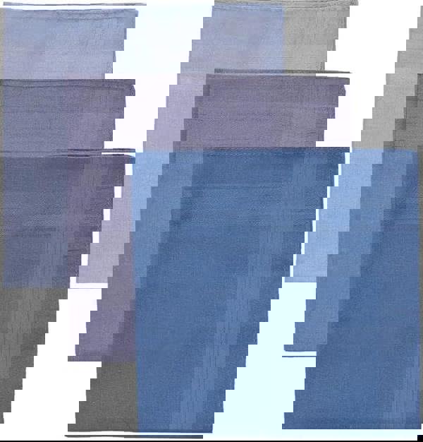 KAV 40x40 CM Mens 3pk Cotton Hankies - Soft & Durable Handkerchiefs for Men, Father, Dad, and Friends - Classic Design, Ideal for Everyday Use