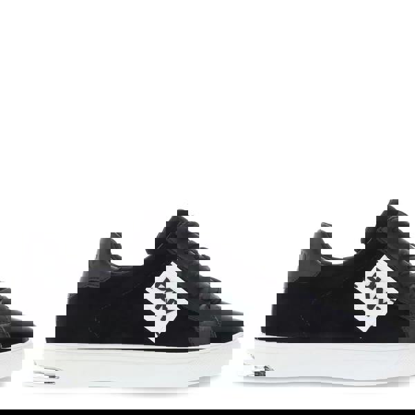 DKNY Womens/Ladies Aelix Faux Leather Lace Up Trainers - Black - 