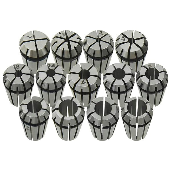 Berkfield ER11 Collets 13 pcs Turning Tool Set