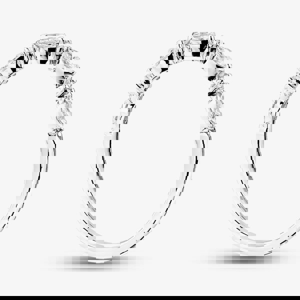 T. H. Baker 9ct White Gold 0.33ct Mixed Cut Lab Grown Diamond Half Eternity Ring LGR43796-33