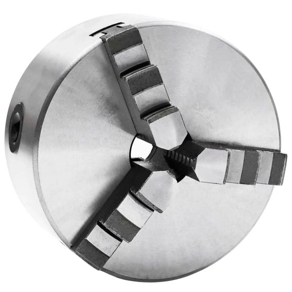 Berkfield 3 Jaw Self-Centering Lathe Chuck 125 mm Steel
