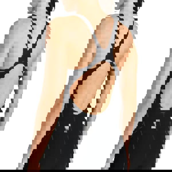 Black Arena Powerskin Impulso open back bodysuit in teal