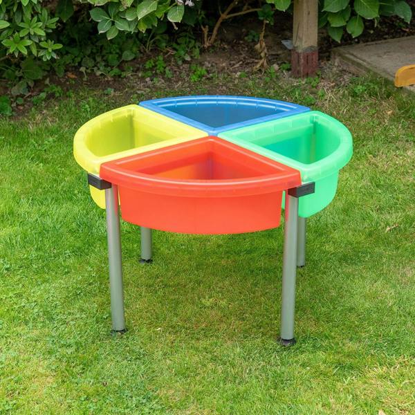 tickit Discovery Colour Quadrant Trays & Stand
