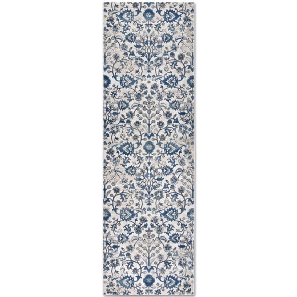 The Rugs Vintage Floral Design Short Pile Rug