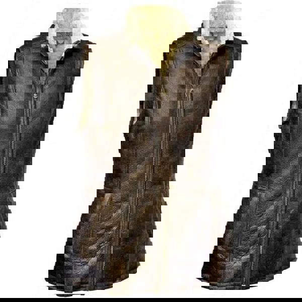 Eastern Counties Leather Womens/Ladies Gilly Sheepskin Gilet - Chocolate - 