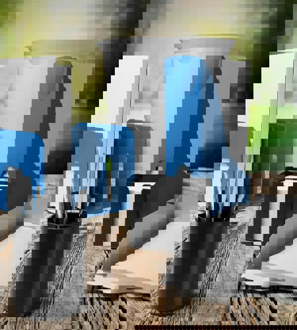 Durable ECO Recycled Plastic Stackable Document Letter Tray | 6 Pack | A4+ Grey