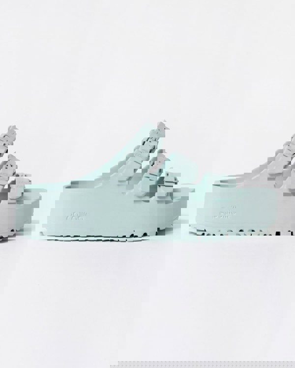 Birkenstock Papillio Florida Womens EVA Platform Sandals - Surf Green