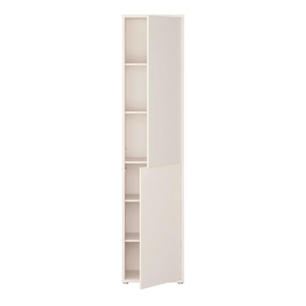 Furniture To Go Alice Springs Narrow Tall Cupboard with 2 Push-to-Open Doors in Sand