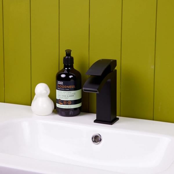 Flode Boras | Mono Basin Mixer Tap | Matt Black