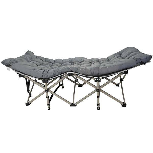 Gr8 Garden Portable Folding Camping Cot Bed 190cm with Mattress