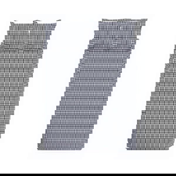 Catherine Lansfield Bamford Gingham Check Reversible Duvet Cover Set Navy Blue