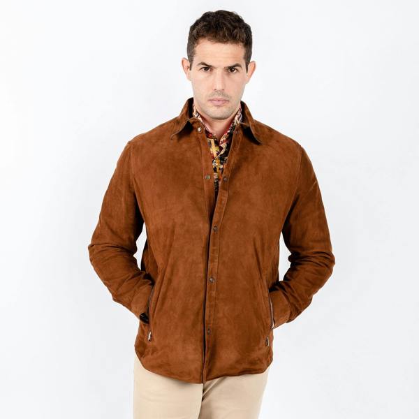 SUEDE SHIRT - Premium Men's Patterned Shirt by Claudio Lugli | Bold Design, Tailored Fit, Best Printed Shirts