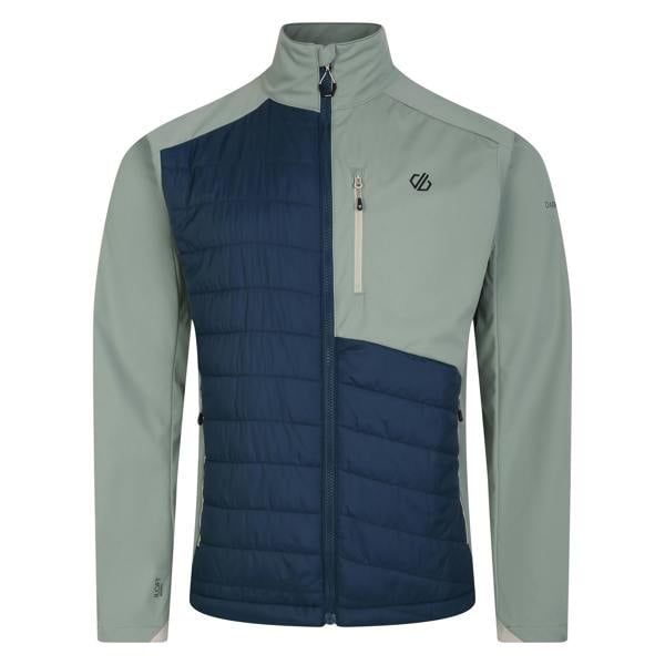 Dare 2B Mens Mountaineer Hybrid Jacket - Lilypad Green/Moonlight Denim - 